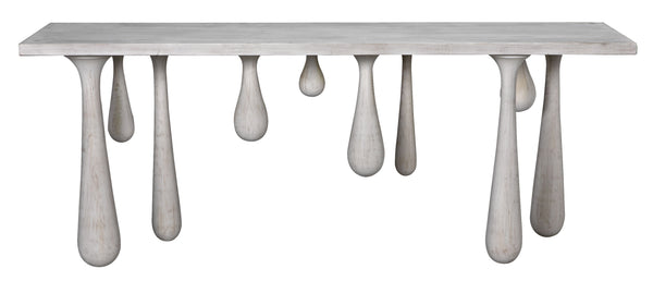 Drop Console, White Wash