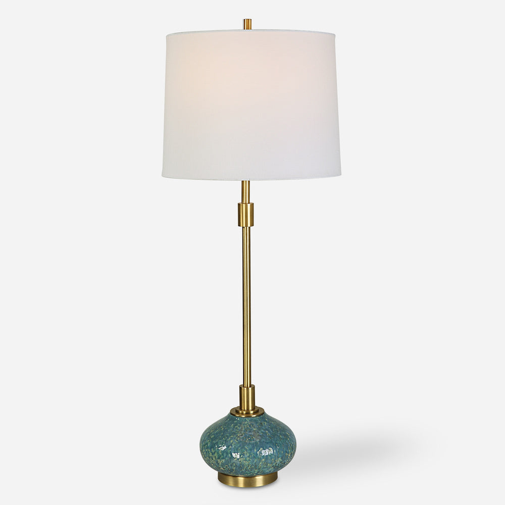 Kaimana Aged Blue Buffet Lamp