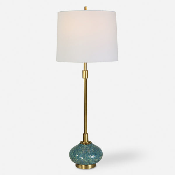 Kaimana Aged Blue Buffet Lamp
