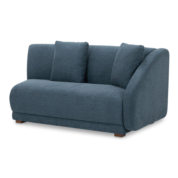 Fraser Right Arm Facing Sofa in Deep Blue
