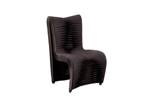 Seat Belt Dining Chair, High Back, Black/Black