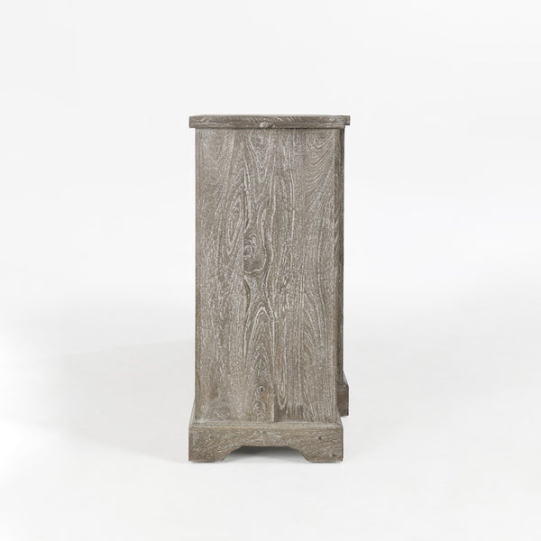 Harmony Solid Wood Breakfront Cabinet - Vintage Gray