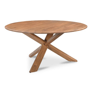 Moe's Wesley Dining Table Vintage Brown Mango Wood