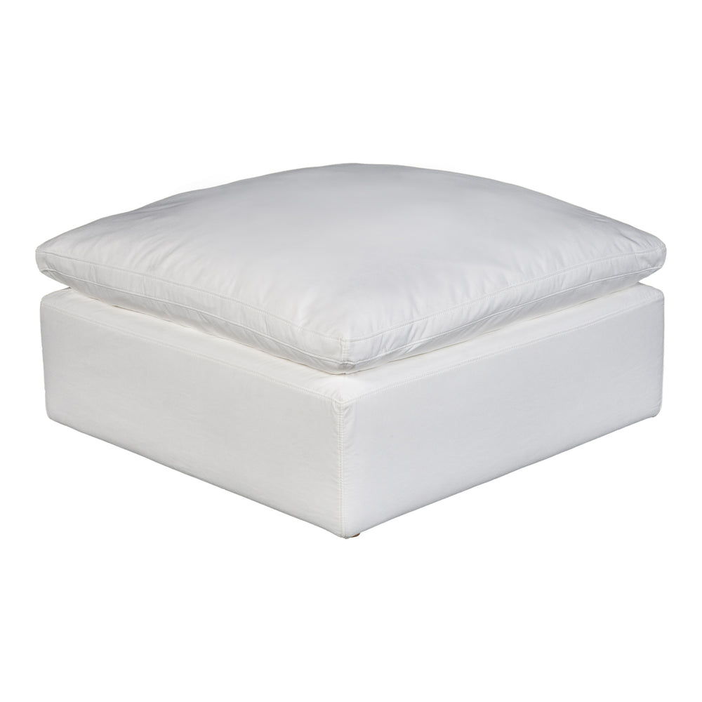 Terra Condo Ottoman in Cream White