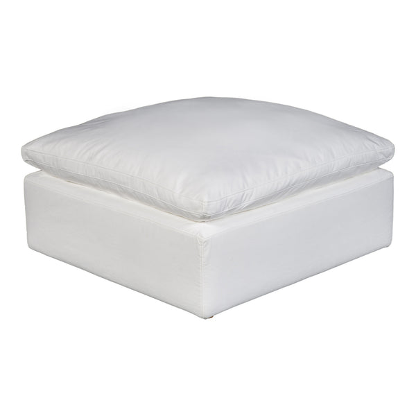 Terra Condo Ottoman in Cream White
