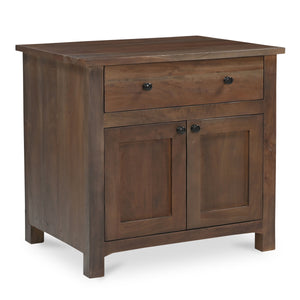 Moe's Gene Charging Nightstand in Dark Brown