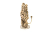 Stalagmite Lamp Polished Brass, Medium, Glass Base, Assorted Size And Shape