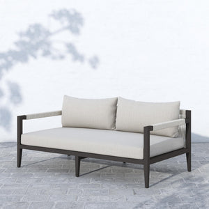 Sherwood Outdoor Sofa 63" in Bronze/Sand