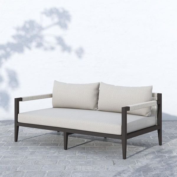 Sherwood Outdoor Sofa 63" in Bronze/Sand