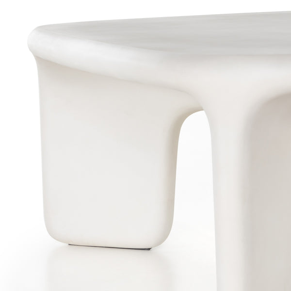 Dante Coffee Table In White Concrete