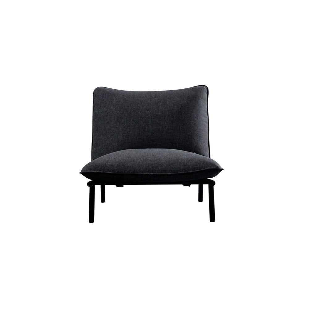 Moe's Morgan Outdoor Accent Chair in Grey