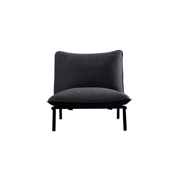 Moe's Morgan Outdoor Accent Chair in Grey