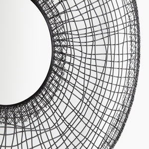 Silk Noir Mirror in Graphite