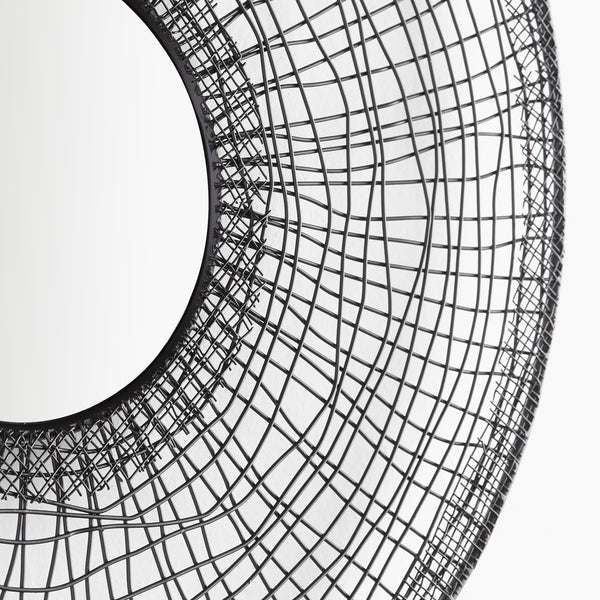 Silk Noir Mirror in Graphite