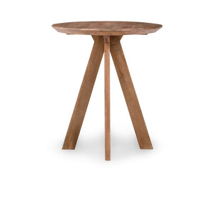 Rodrigo Solid Wood Round Counter Table - Umber