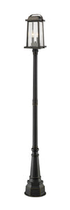 Millworks 2 Light Outdoor Post Mounted Fixture in Oil Rubbed Bronze Finish