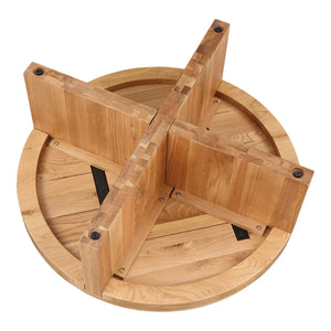 Moe's Folke Round Coffee Table in Natural Oak
