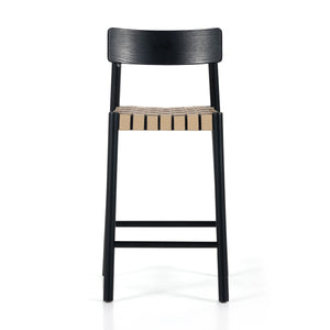 Heisler Stool In Almond Leathr Blnd In Counter