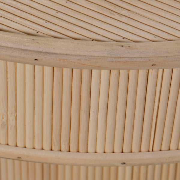 Taylor Bamboo Side Accent Table, Natural