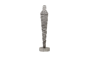 Abstract Wire Man Floor Sculpture, Large