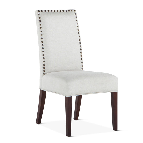 Jones Off-White Linen Dining Chair