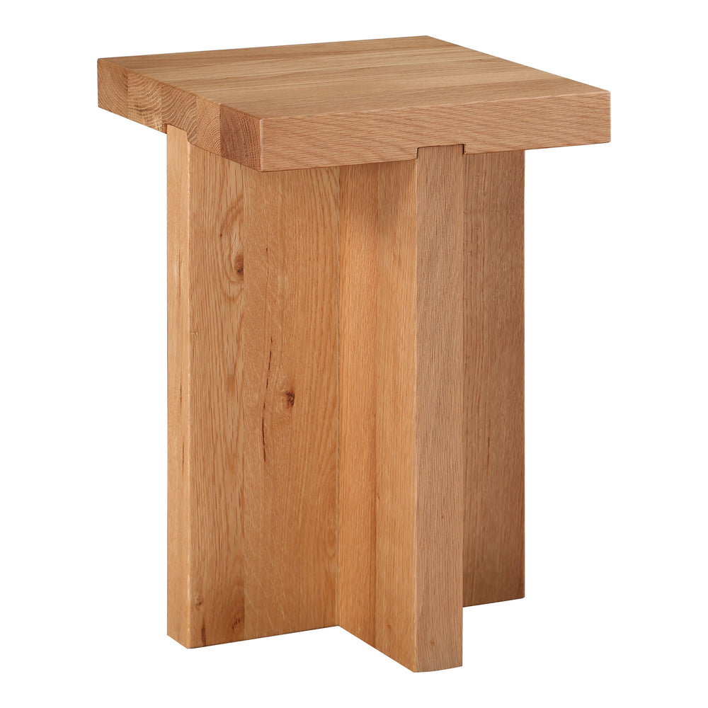 Moe's Folke Side Table Natural Solid Oak
