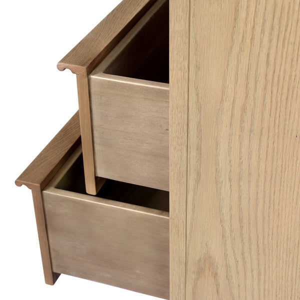 Aramis 6 Drawer Dresser - Sandy Oak Resawn