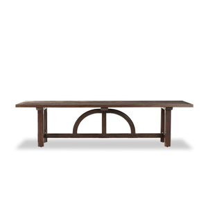 The Arch Dining Table in Medium Brown Fir Veneer
