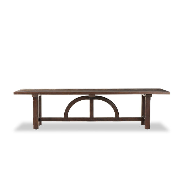 The Arch Dining Table in Medium Brown Fir Veneer