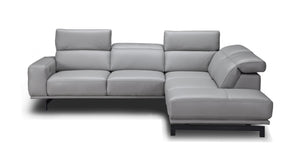 Rayan Light Grey Sectional in Right Facing