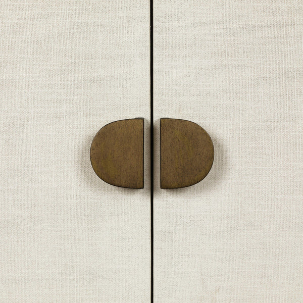 Cressida Bar Cabinet - Ivory Painted Linen