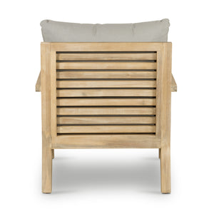 Amaya Outdoor Chair In Natural Acacia