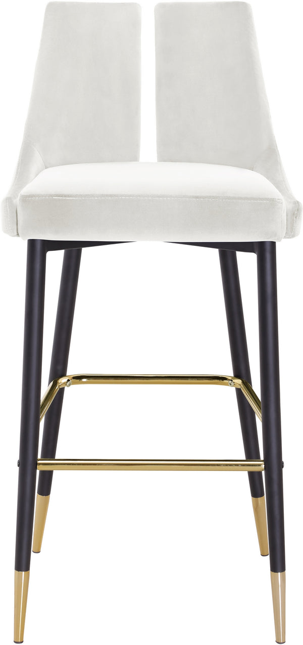 Colin Stool In Cream Velvet