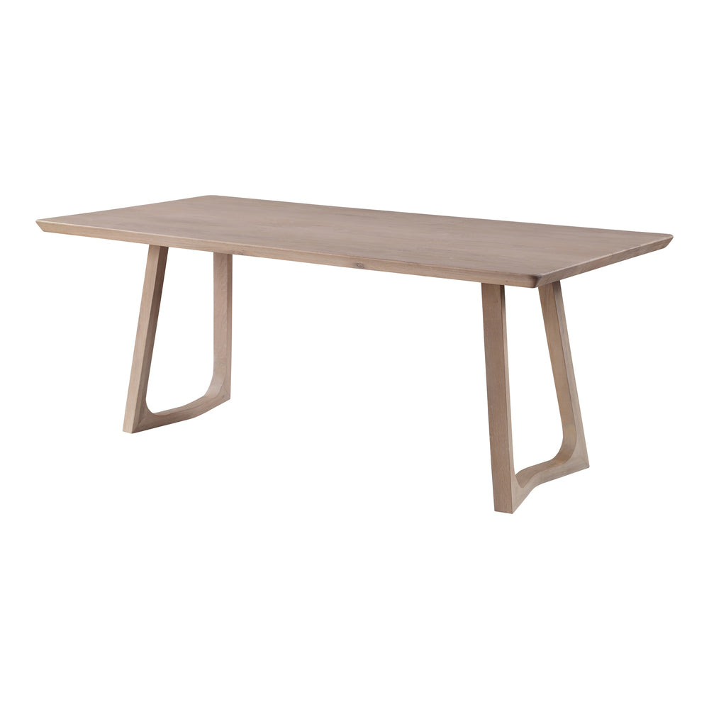 Moe's Silas Dining Table in White Oak