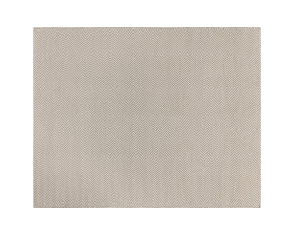 CUSCO HAND-WOVEN RUG - OYSTER / GREY - 8' X 10'