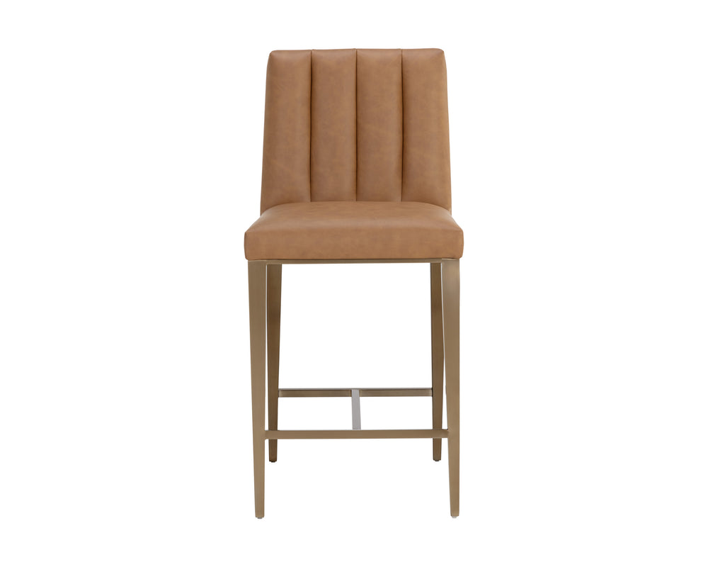 WILBUR COUNTER STOOL - MILLIKEN COGNAC