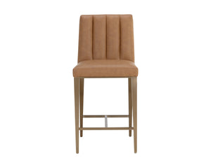 WILBUR COUNTER STOOL - MILLIKEN COGNAC