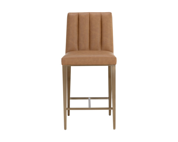 WILBUR COUNTER STOOL - MILLIKEN COGNAC
