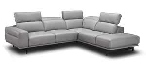 Rayan Light Grey Sectional in Right Facing