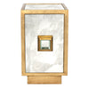 ANT MIR & GOLD LF ONE DR CABINET