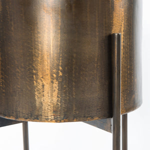 Jed Planter-Weathered Brass