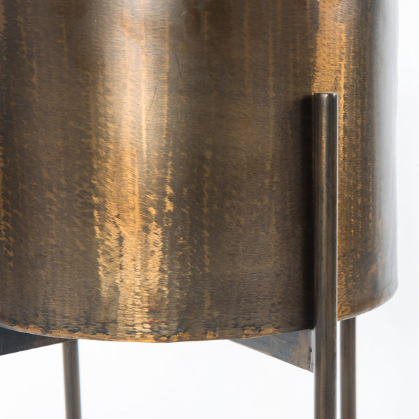 Jed Planter-Weathered Brass