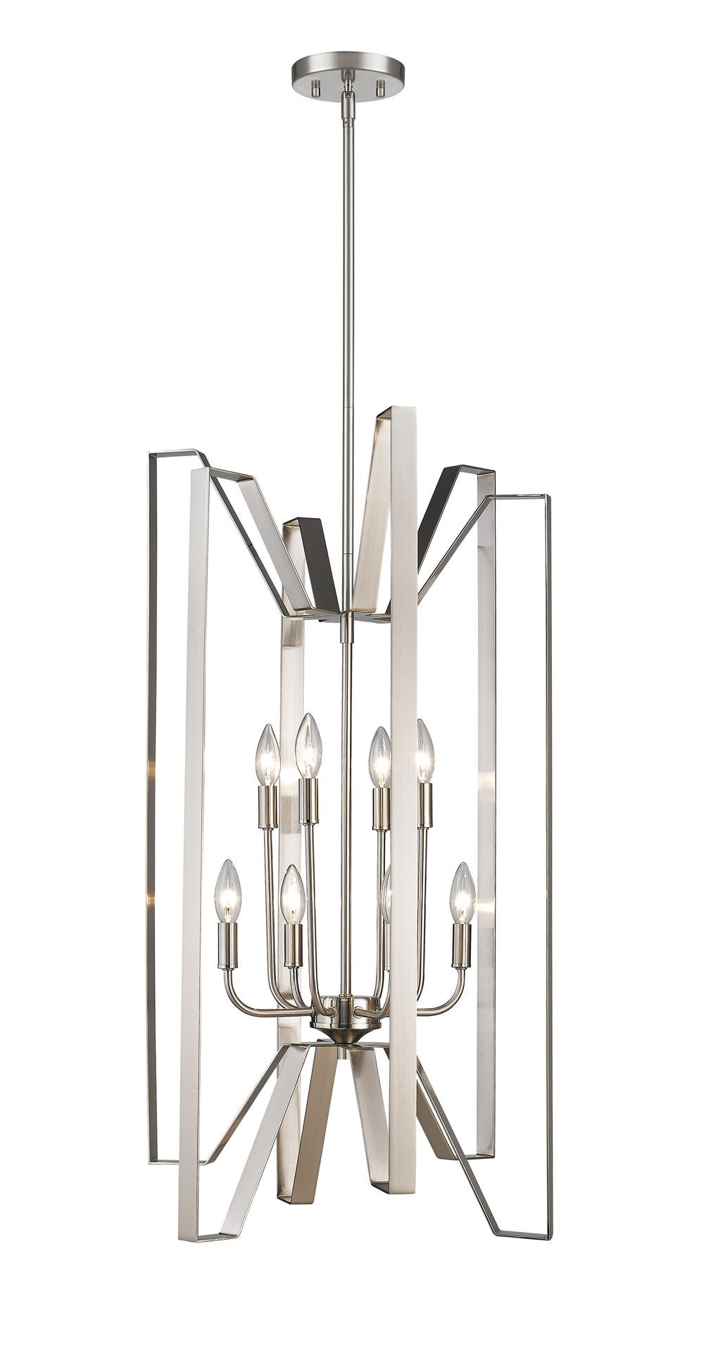 Marsala 8 Light Pendant in Brushed Nickel Finish