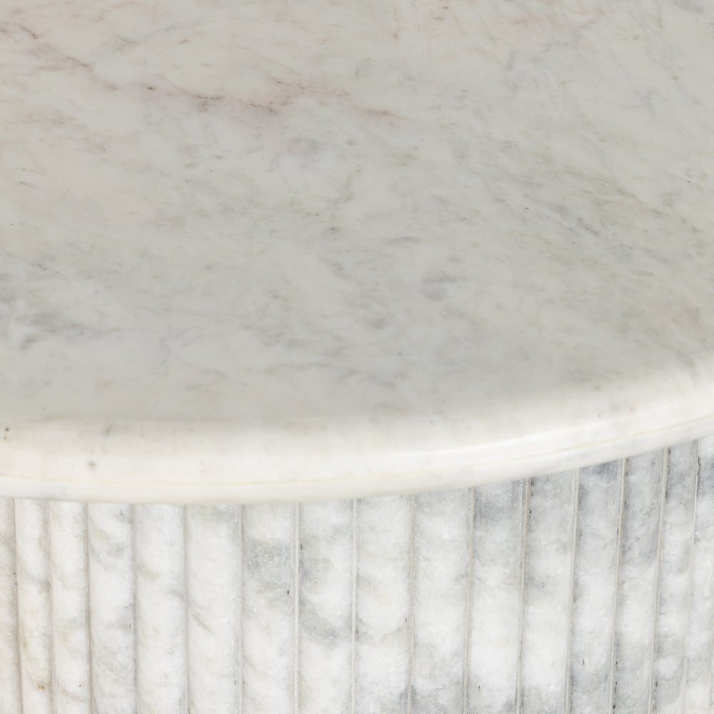 Oranda Coffee Table in Polished White