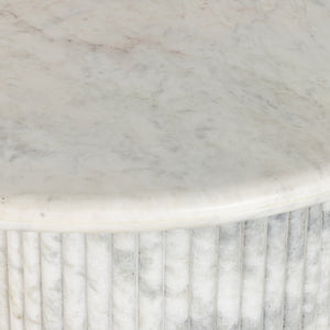 Oranda Coffee Table in Polished White