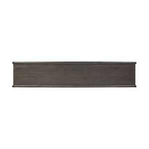 Glenview 6 Door Sideboard - Cracked Smoked Black Veneer