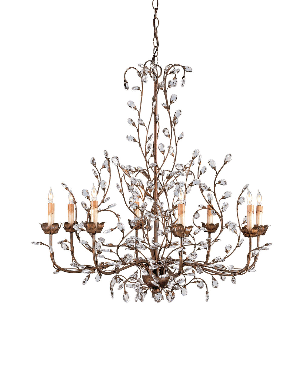 Crystal Bud Cupertino Large Chandelier In Cupertino