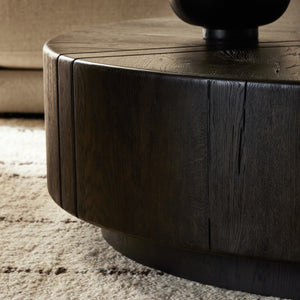 Renan Coffee Table in Dark Espresso Reclaimed French