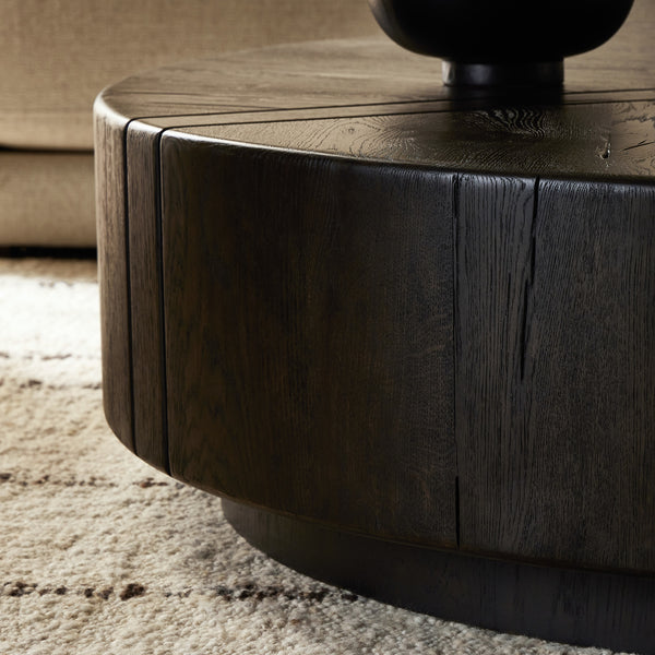 Renan Coffee Table in Dark Espresso Reclaimed French
