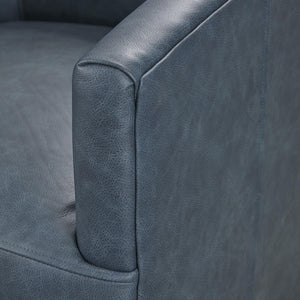 Vernon Swivel Chair in El Paso-Navy with 360° Swivel